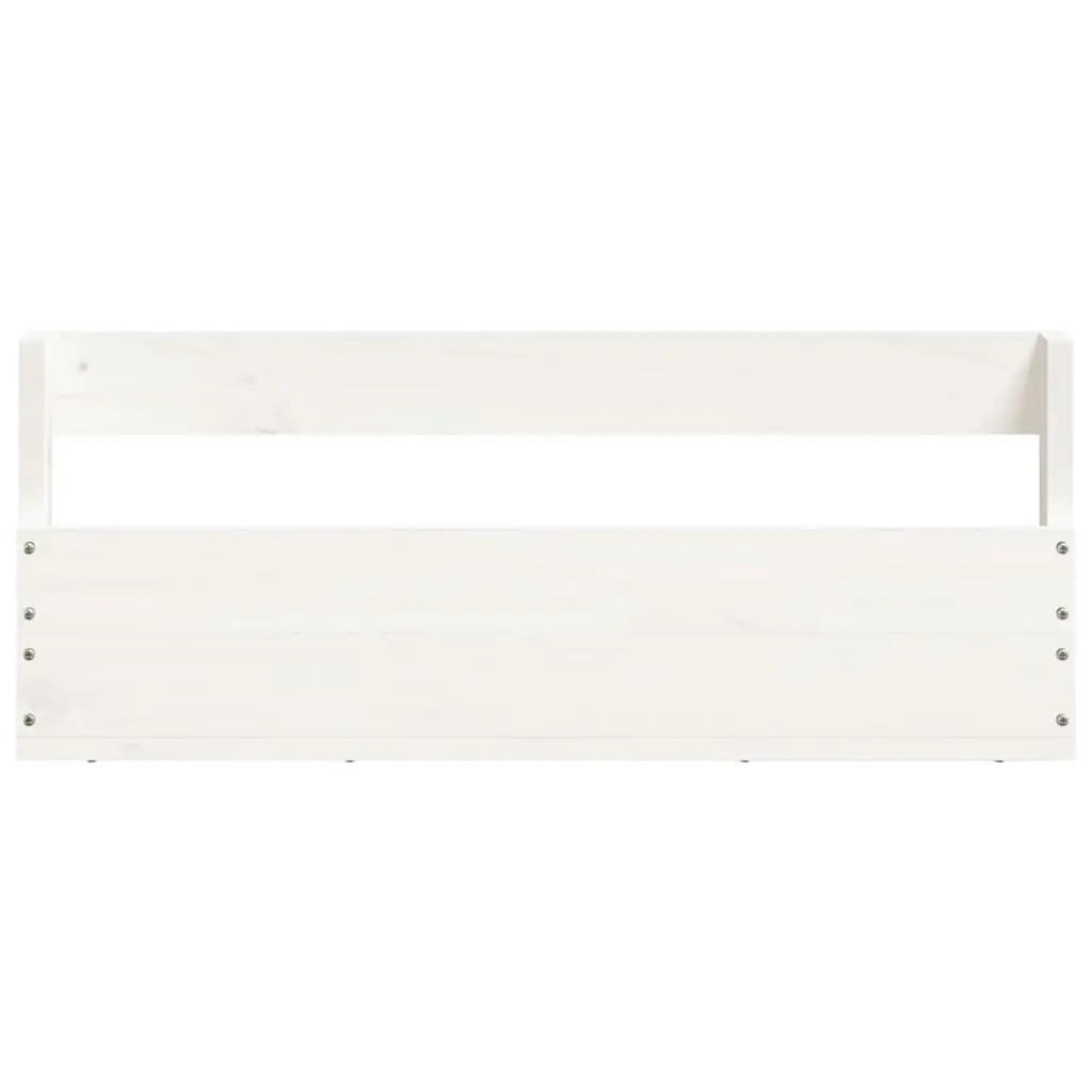 Wall-mounted Shoe Racks 2 pcs White 59x9x23 cm Solid Wood Pine 833274