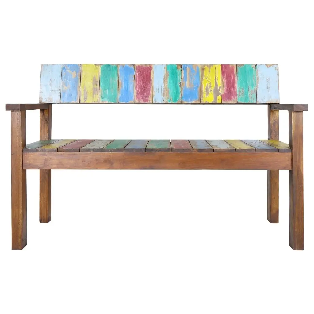 Bench 115 cm Solid Reclaimed Wood 326182