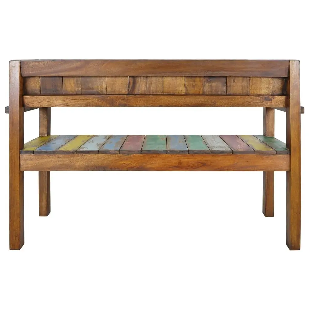 Bench 115 cm Solid Reclaimed Wood 326182