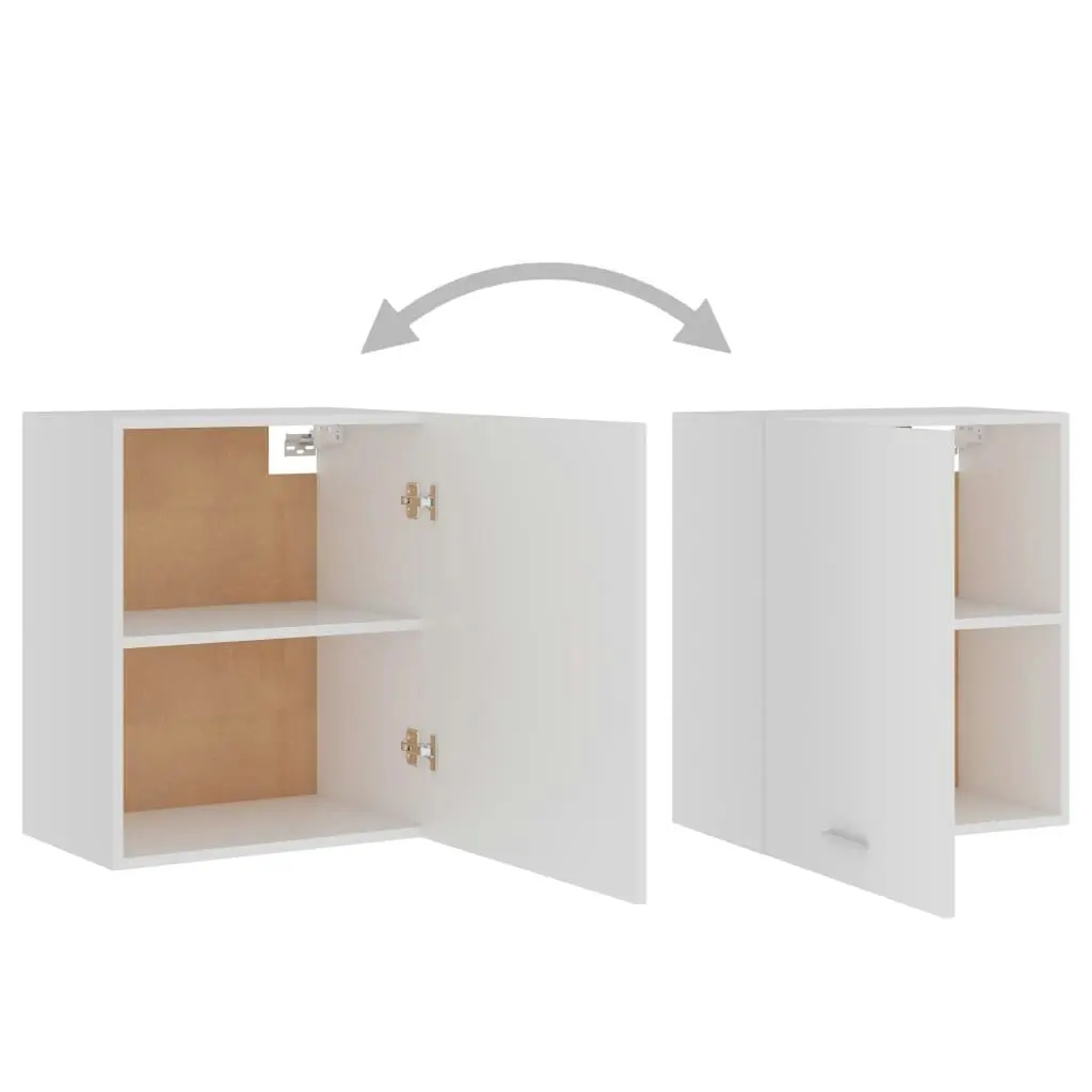 Hanging Cabinets 2 pcs White 50x31x60 cm Engineered Wood 805078