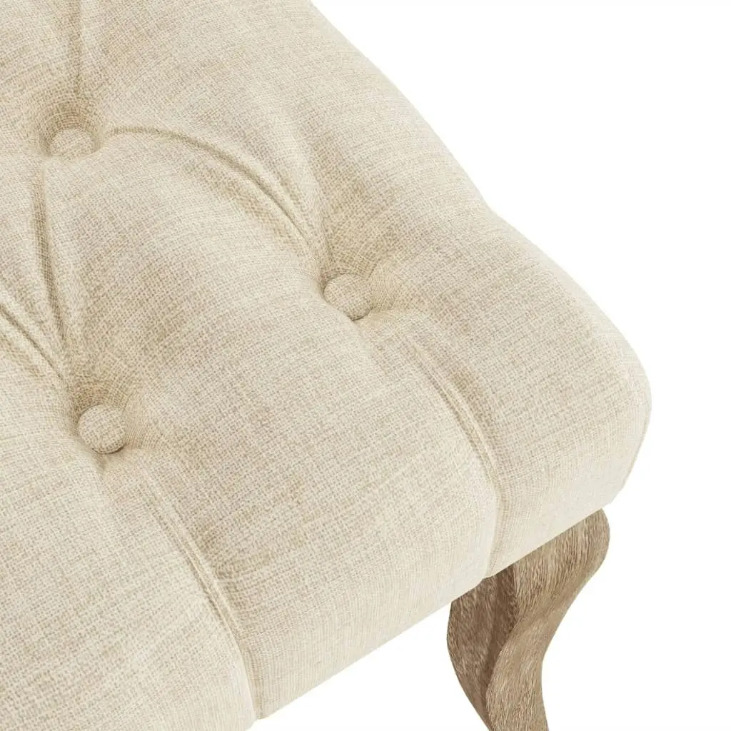 Dining Chairs 4 pcs Beige Linen-Look Fabric 3309175