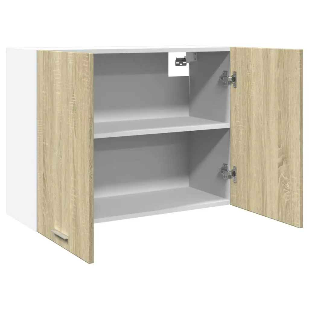 Hanging Cabinet Sonoma Oak 80x31x60 cm Engineered Wood 849621