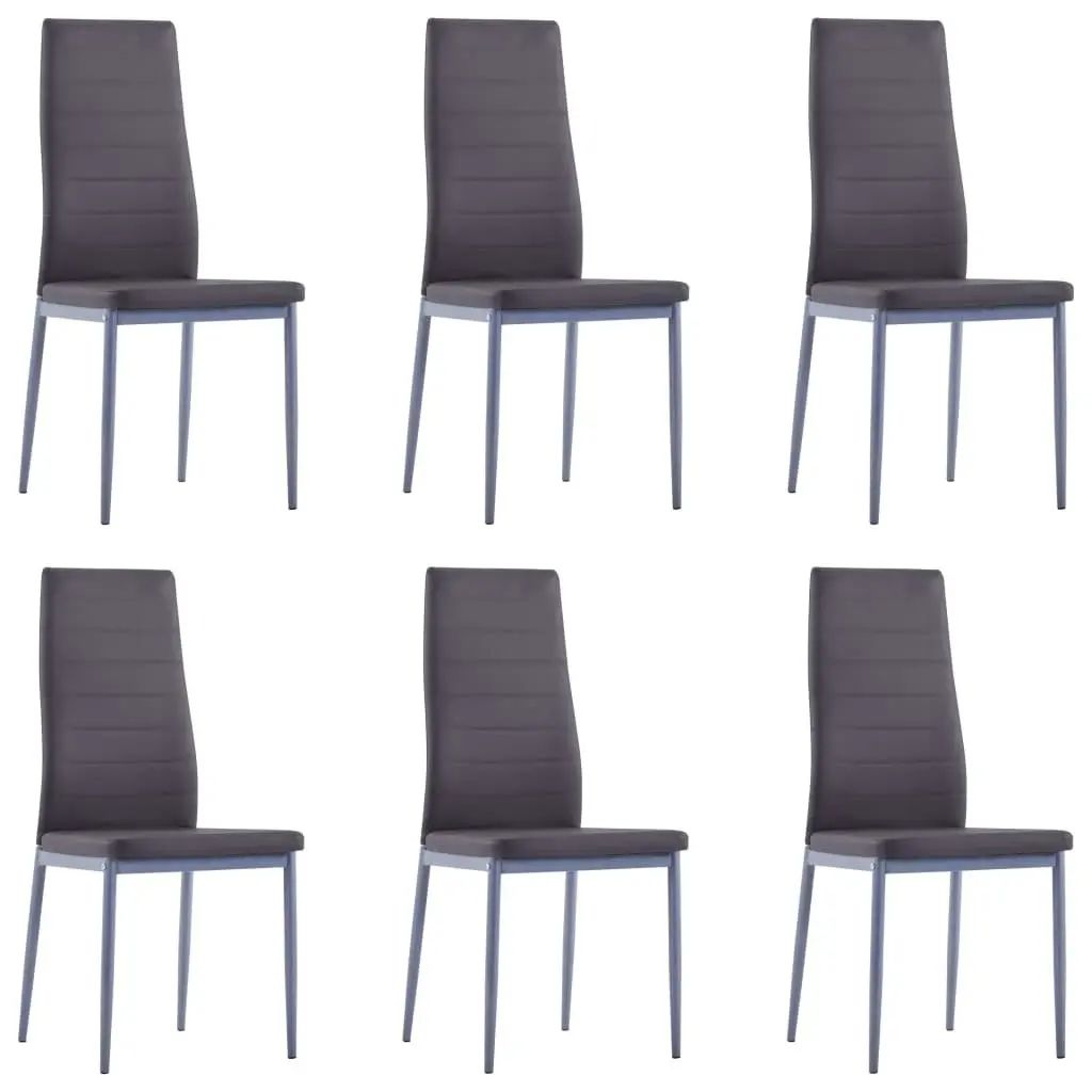 Seven Piece Dining Set Grey 281696