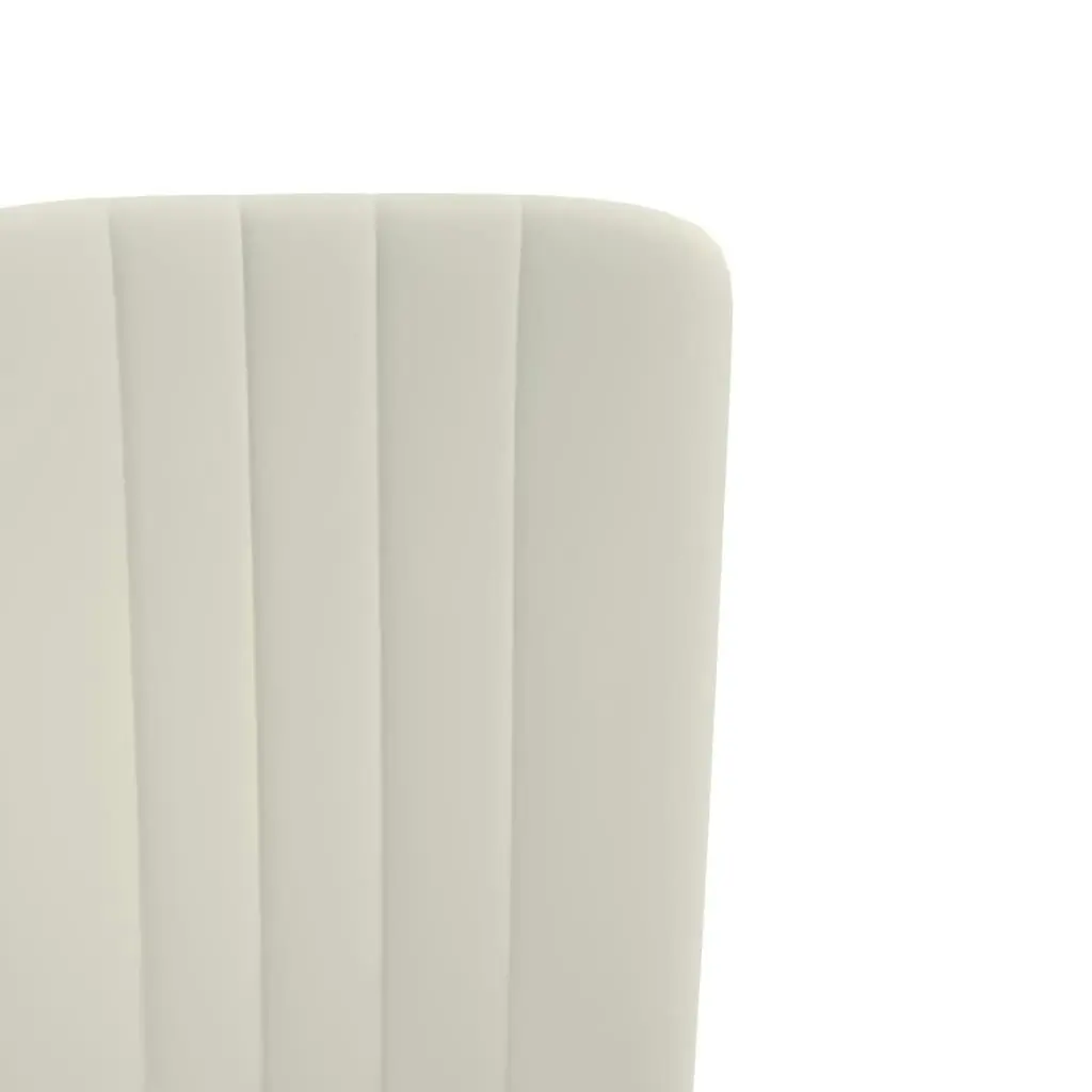 Dining Chairs 4 pcs Cream Velvet 326113