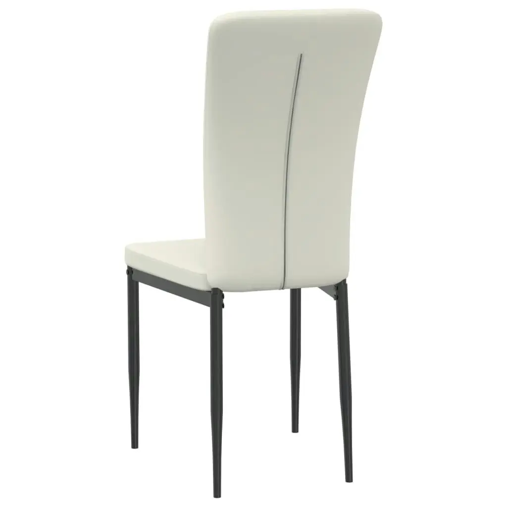 Dining Chairs 4 pcs Cream Velvet 326113