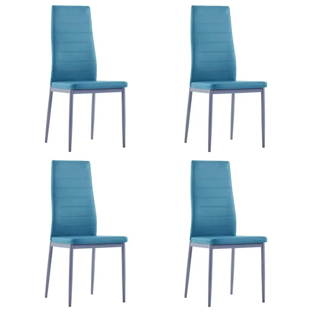 Five Piece Dining Set Blue 281703