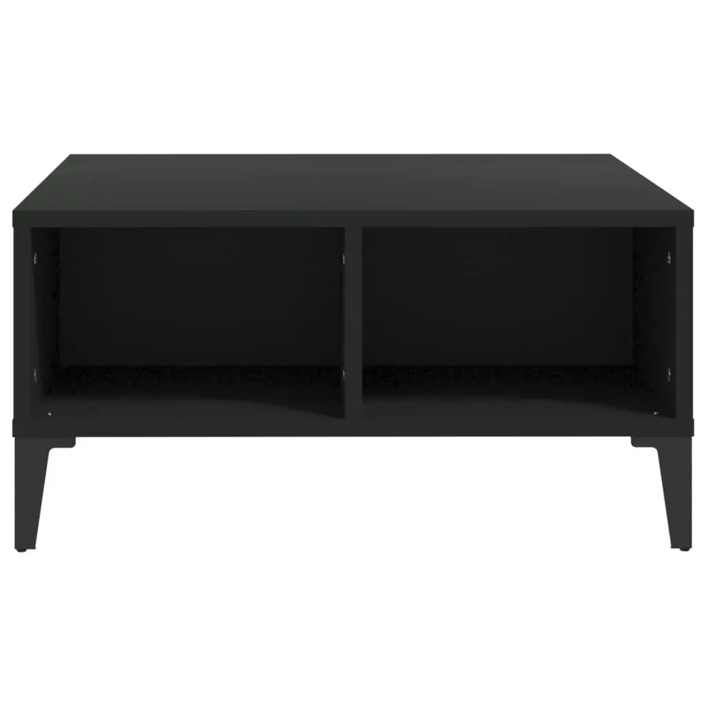 Coffee Table Black 60x60x30 cm Engineered Wood 805987