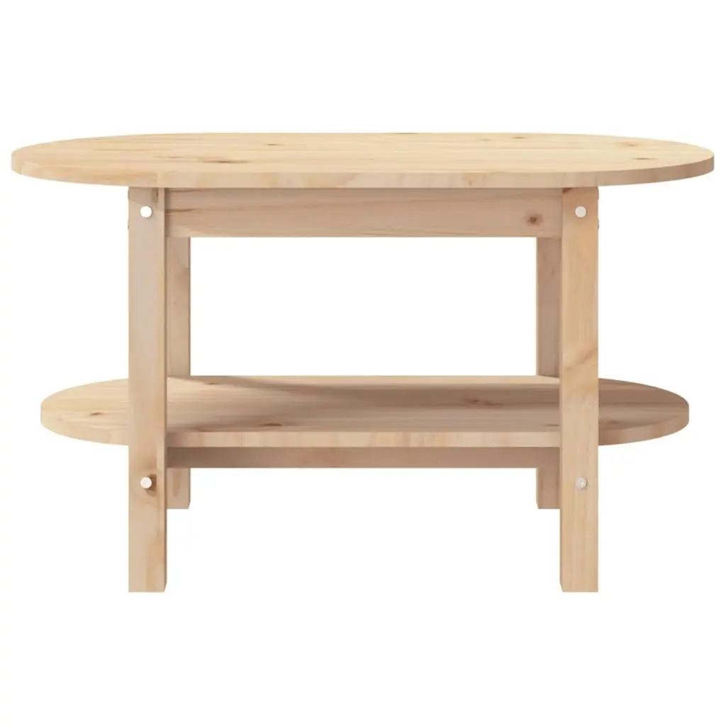 Coffee Table 80x45x45 cm Solid Wood Pine 822292