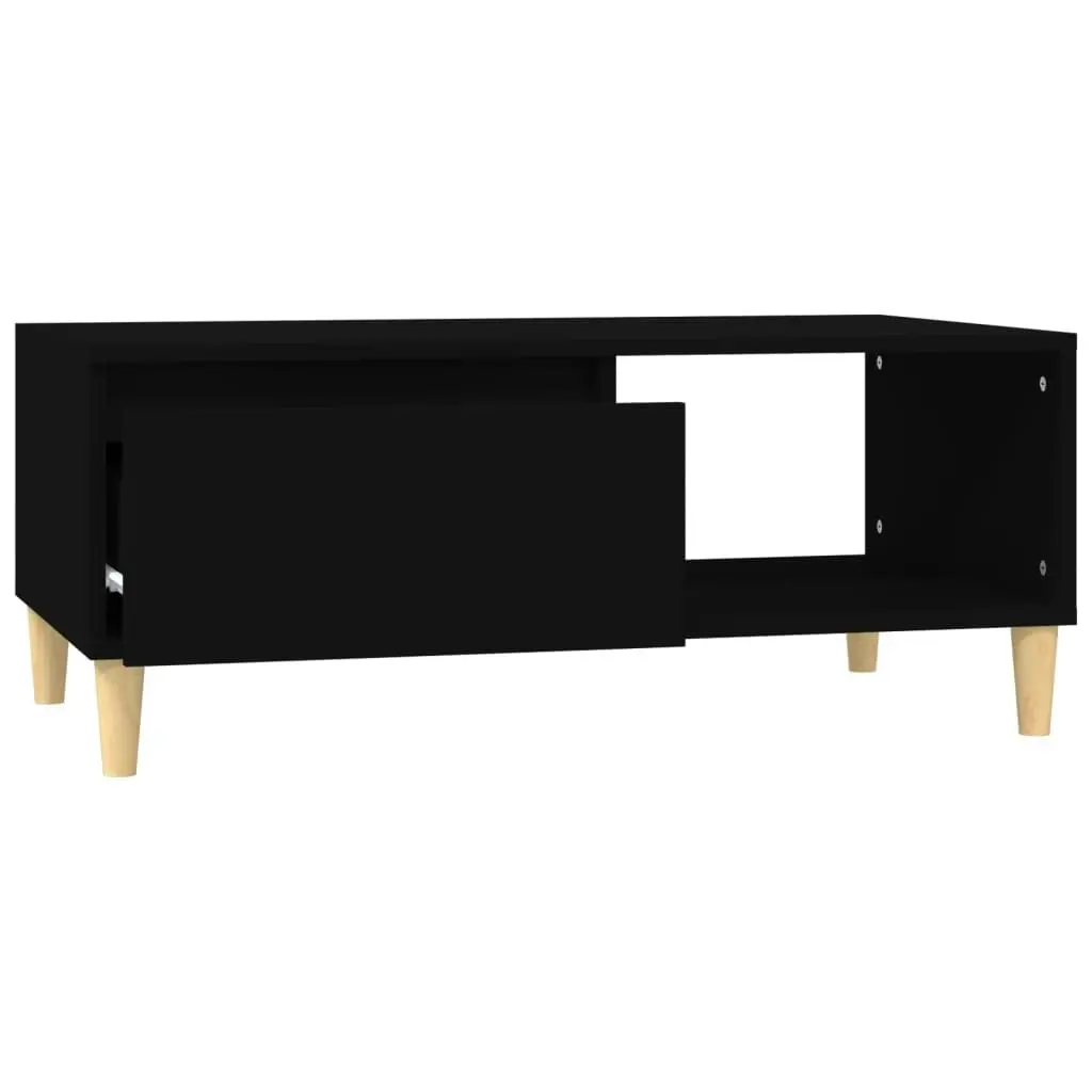 Coffee Table Black 90x50x36.5 cm Engineered Wood 821045