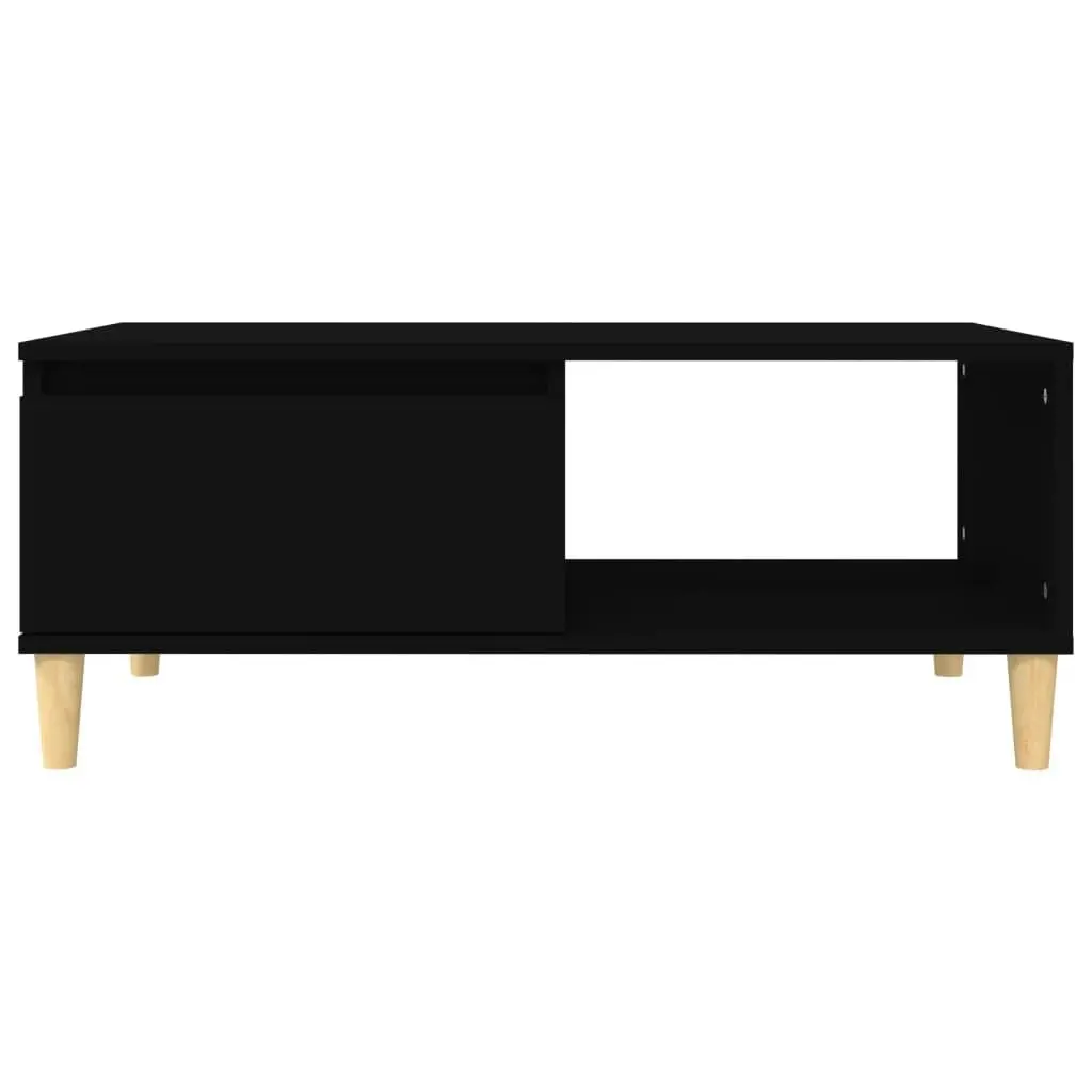 Coffee Table Black 90x50x36.5 cm Engineered Wood 821045