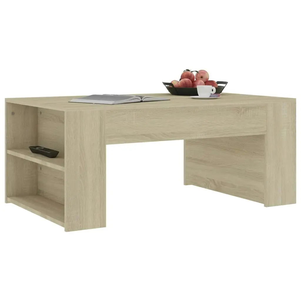 Coffee Table Sonoma Oak 100x60x42 cm Engineered Wood 802114