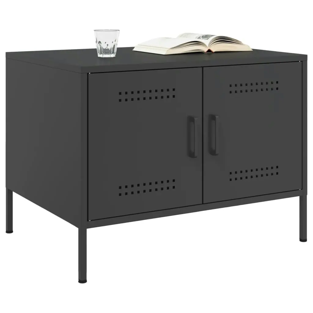 Coffee Table Black 68x50x50.5 cm Cold-rolled Steel 843030