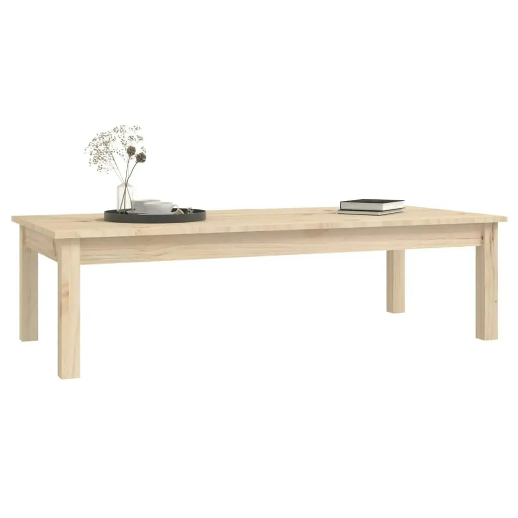 Coffee Table 110x50x30 cm Solid Wood Pine 814234