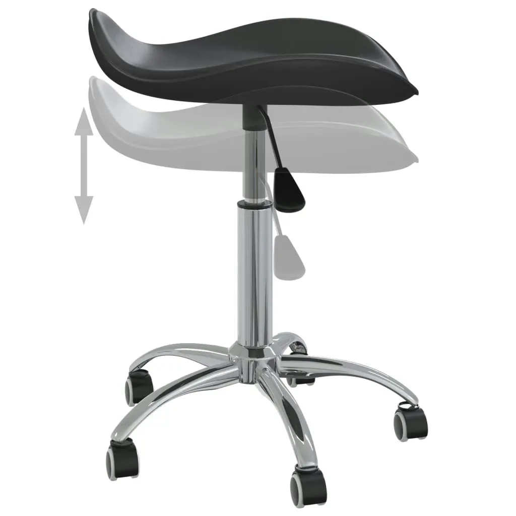 Office Chair Black Faux Leather 3088556