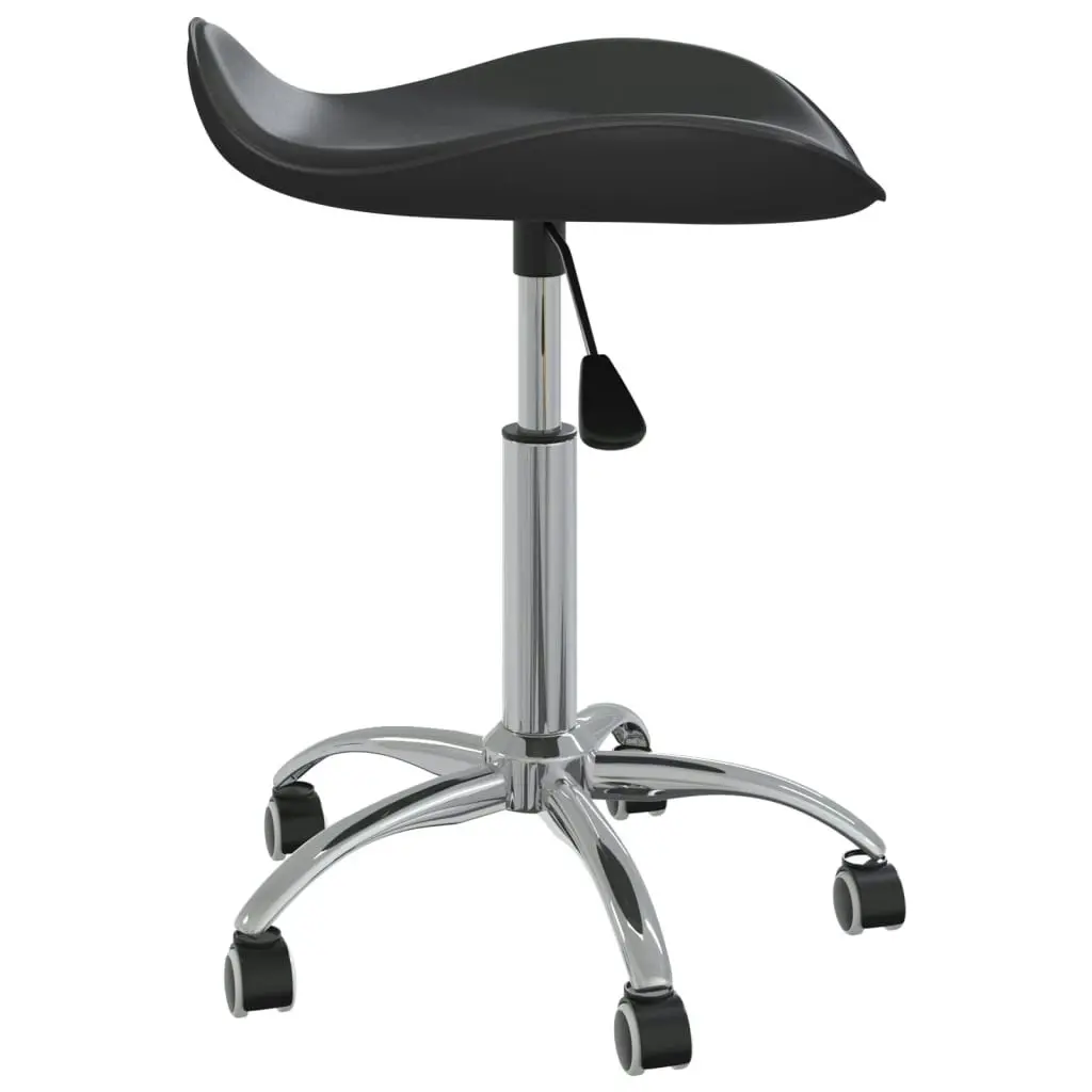 Office Chair Black Faux Leather 3088556