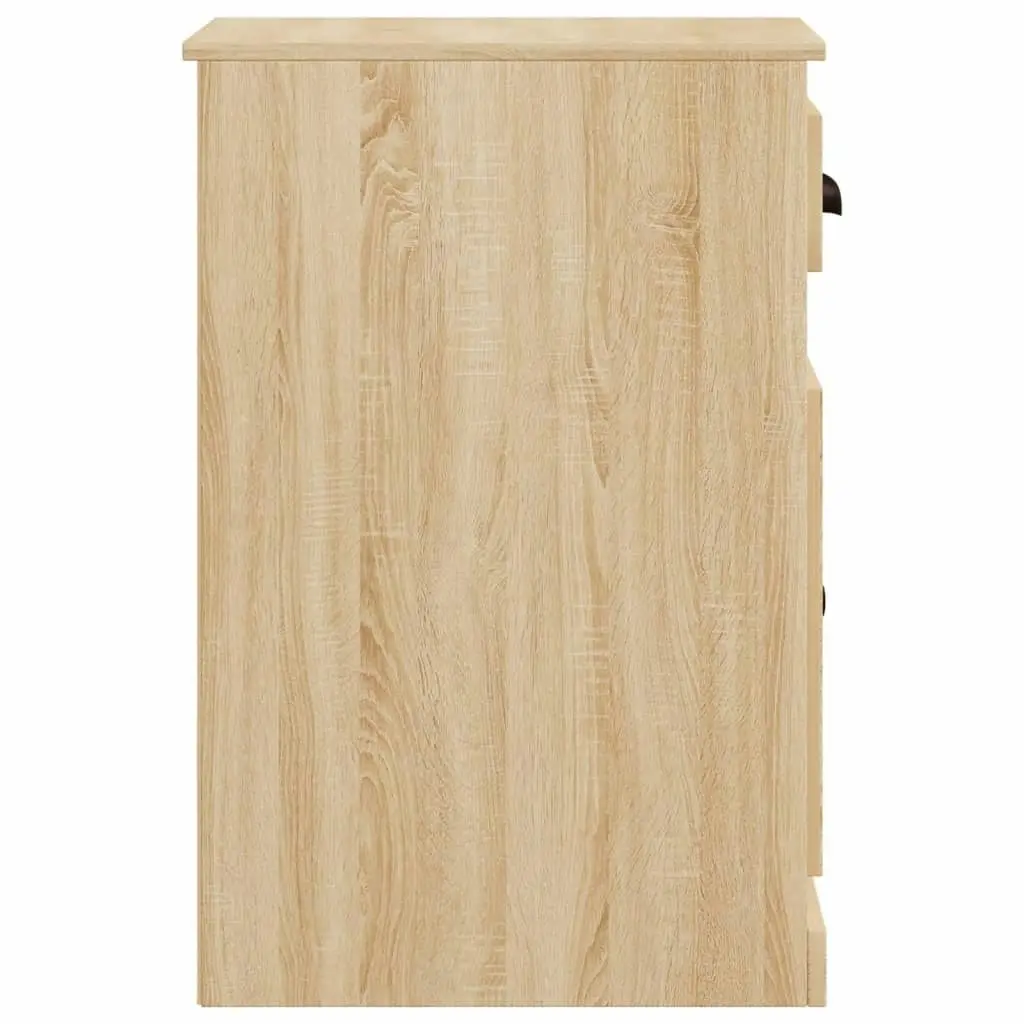 Side Cabinet with Drawer Sonoma Oak 40x50x75 cm Engineered Wood 816483