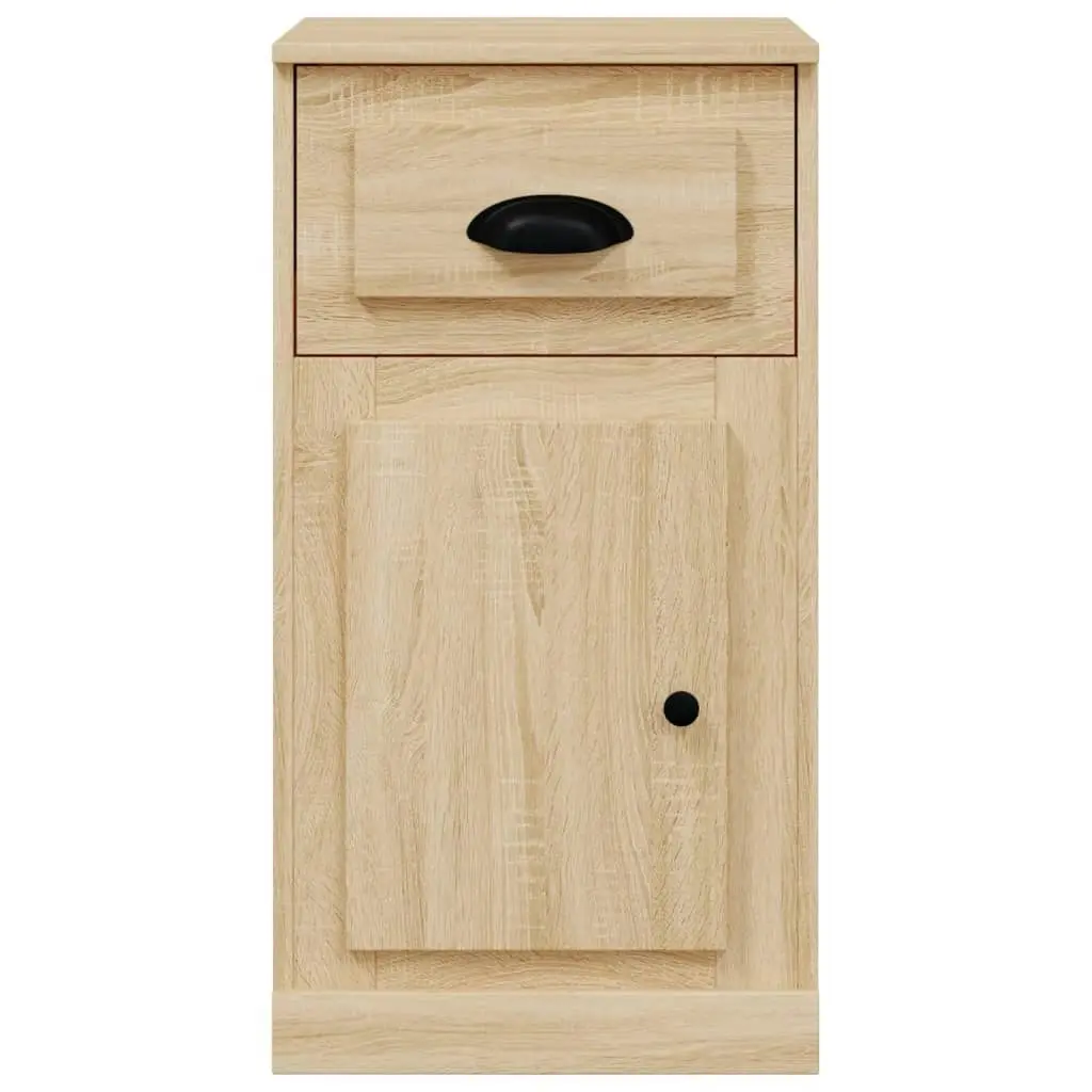 Side Cabinet with Drawer Sonoma Oak 40x50x75 cm Engineered Wood 816483