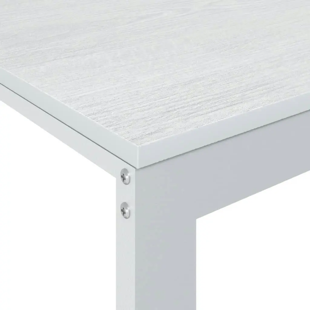 Computer Desk White 110x60x73 cm Engineered Wood 30197