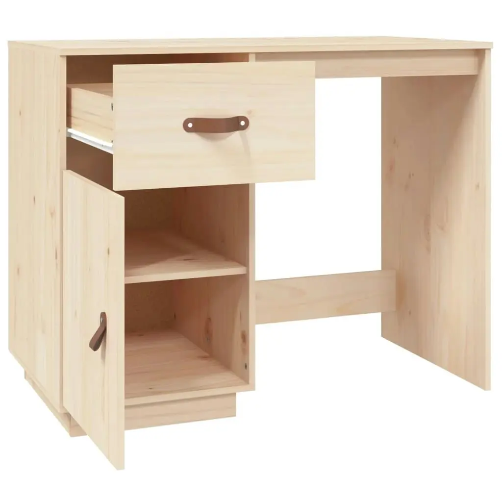 Desk 95x50x75 cm Solid Wood Pine 820102