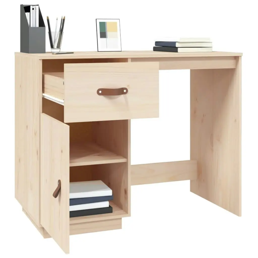 Desk 95x50x75 cm Solid Wood Pine 820102