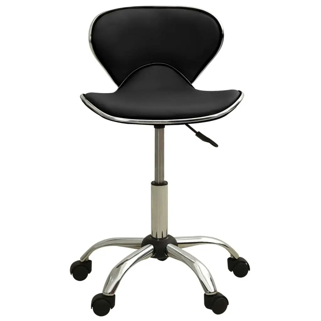 Office Chair Black Faux Leather 3088626