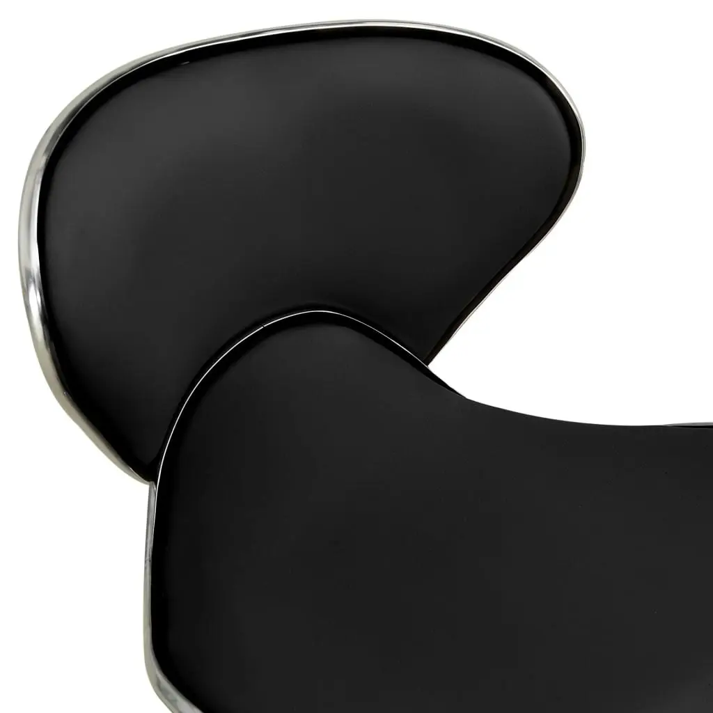 Office Chair Black Faux Leather 3088626