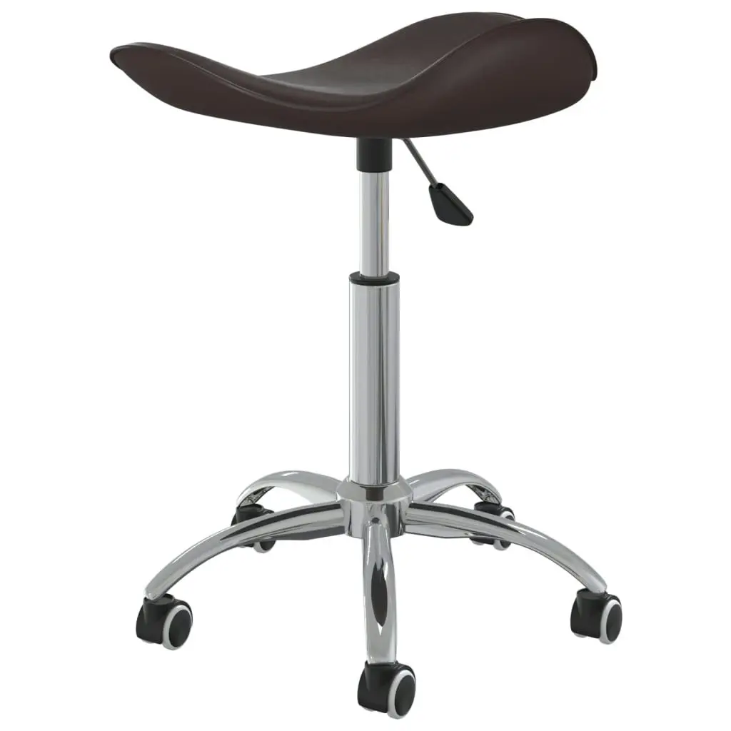 Office Chair Brown Faux Leather 3088558