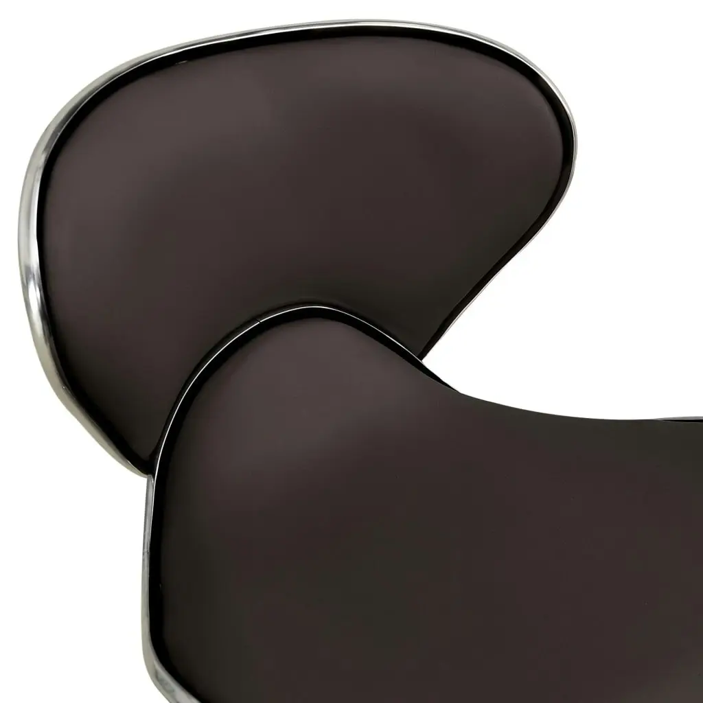 Office Chair Brown Faux Leather 3088628