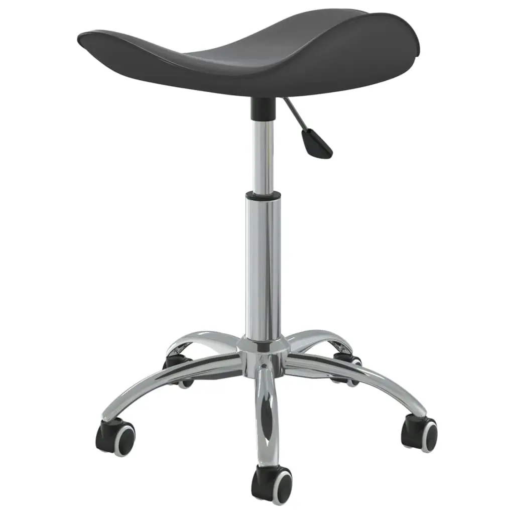 Office Chair Grey Faux Leather 3088560