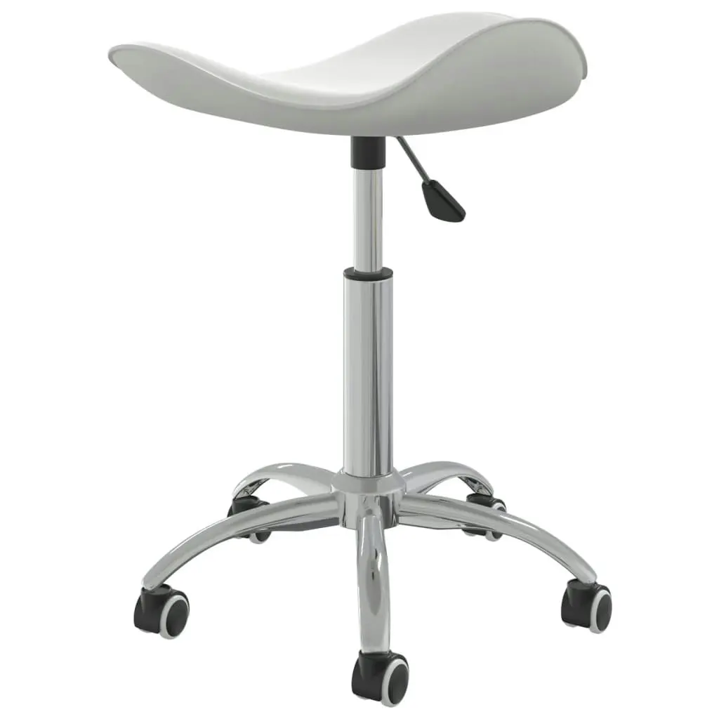 Office Chair White Faux Leather 3088555