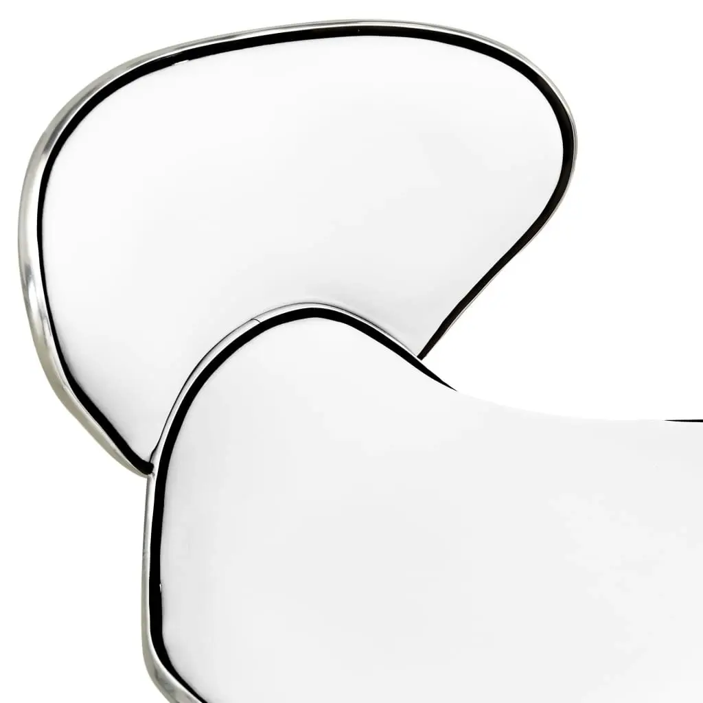 Office Chair White Faux Leather 3088625