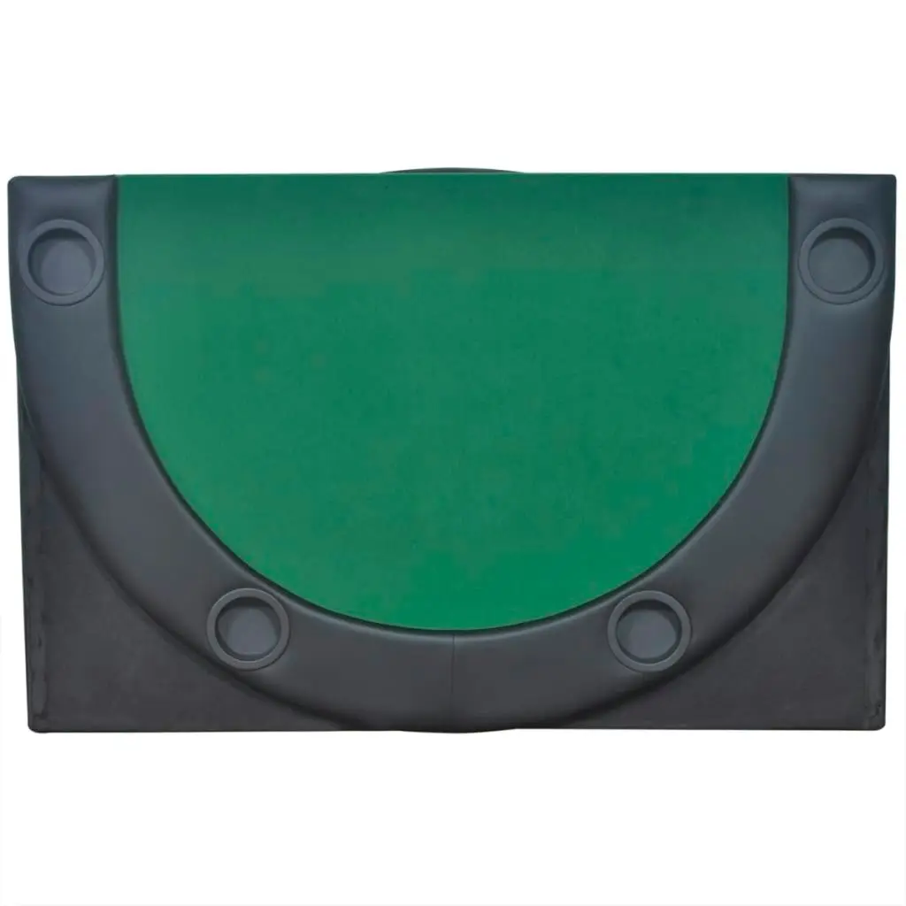 10-Player Foldable Poker Tabletop Green 80135