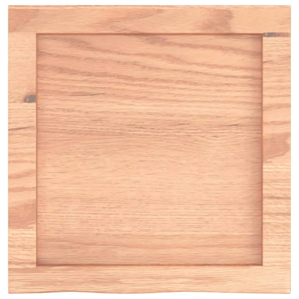 Wall Shelf Light Brown 40x40x(2-4) cm Treated Solid Wood Oak 363630