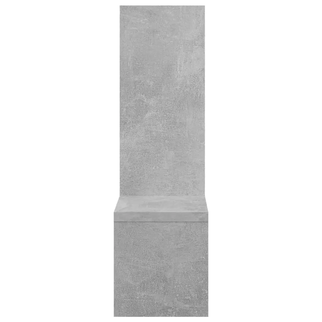 Wall Shelves 2 pcs Concrete Grey 50x15x50 cm Engineered Wood 807245