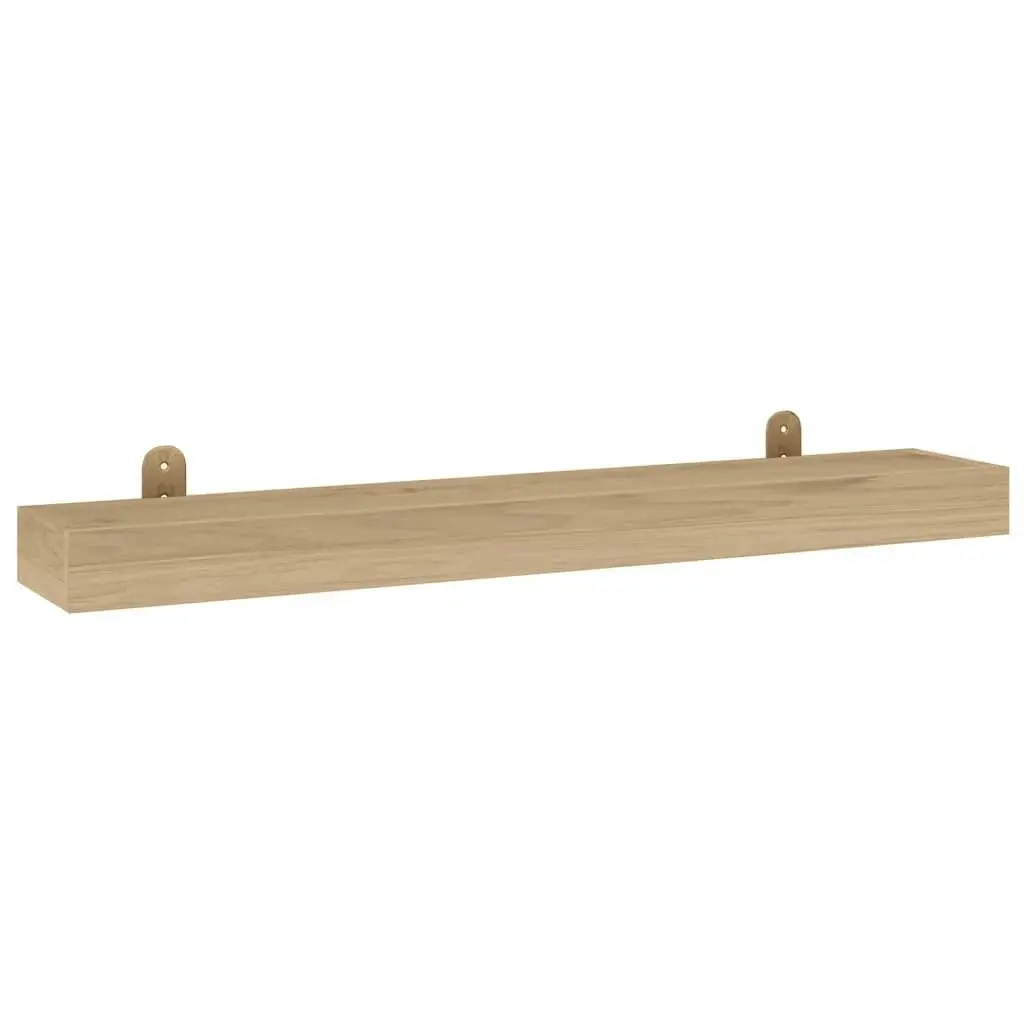 Wall Shelves 2 pcs 90x15x4 cm Solid Wood Teak 340756