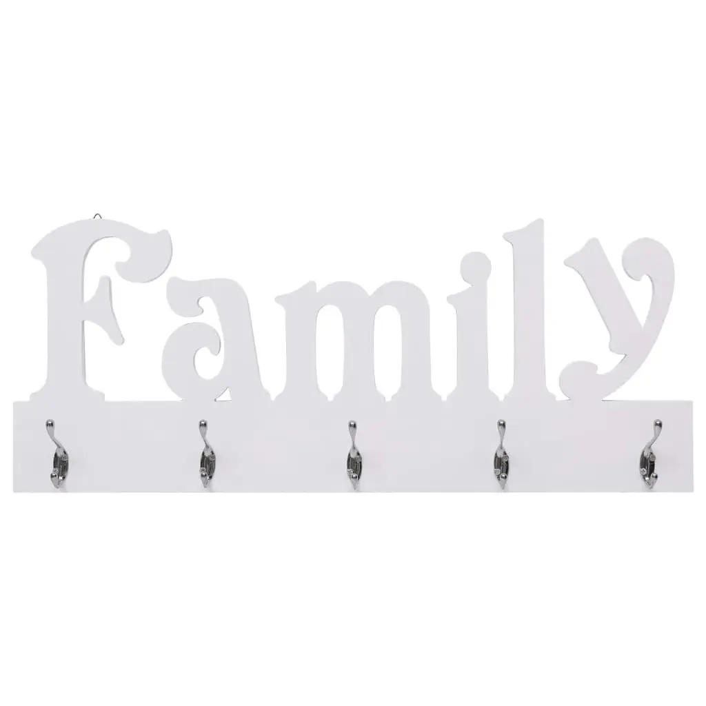 Wall Mounted Coat Rack FAMILY 74x29.5 cm 284245