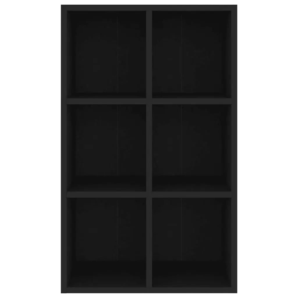 Book Cabinet/Sideboard Black 66x30x98 cm Engineered Wood 800343