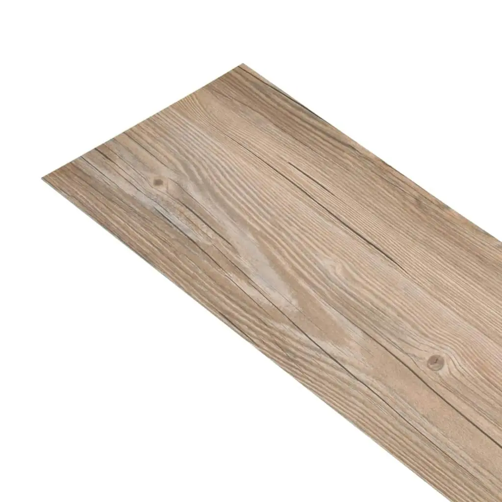 Non Self-adhesive PVC Flooring Planks 5.26 mÂ² 2 mm Oak Brown 245165