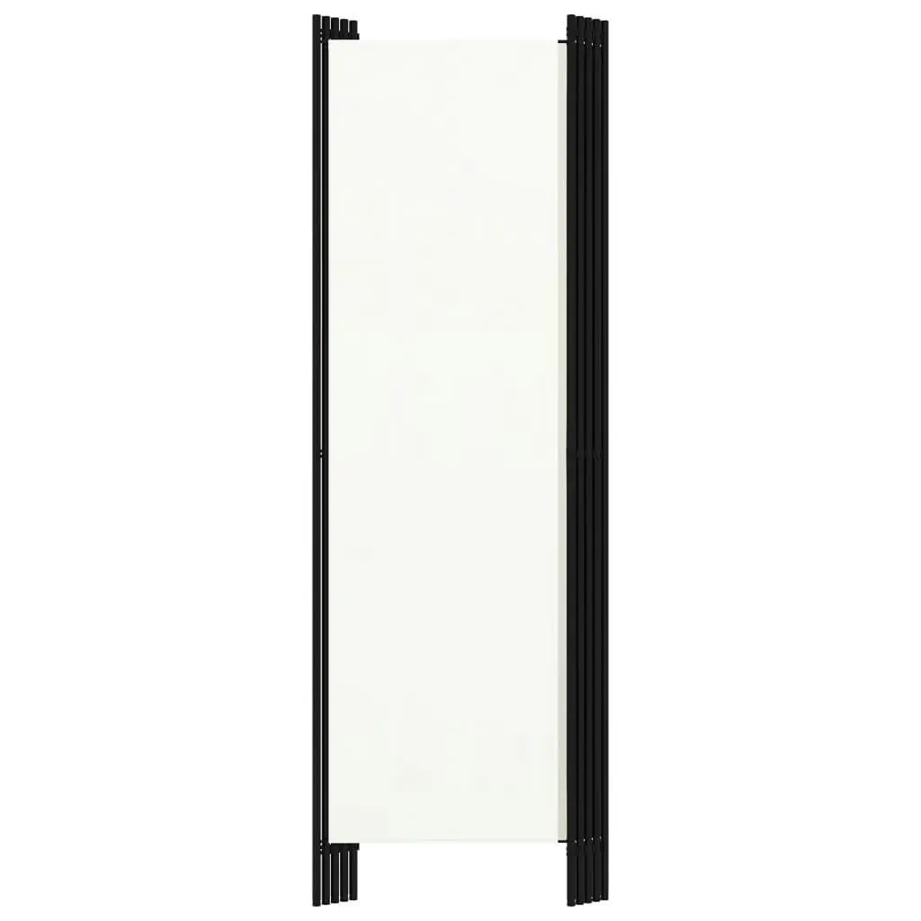 5-Panel Room Divider White 250x180 cm 320723