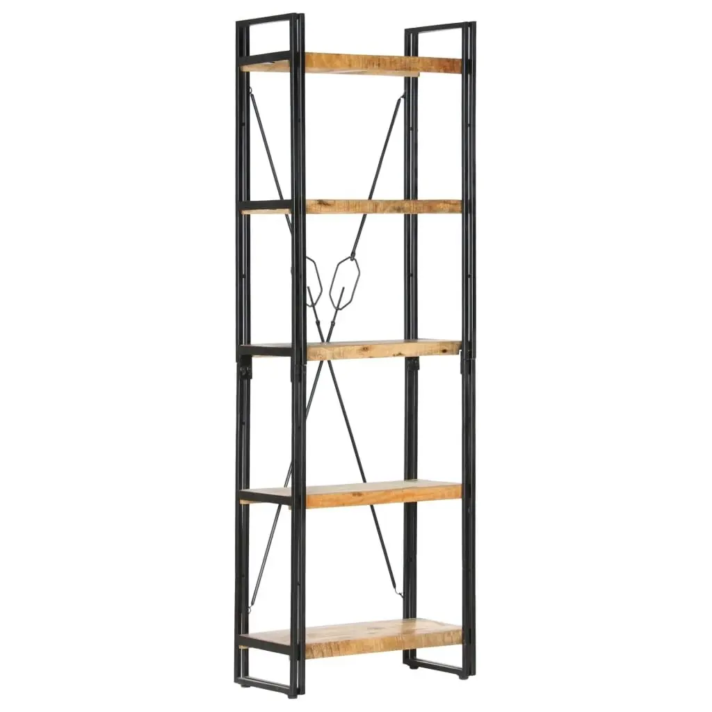 5-Tier Bookcase 60x30x180 cm Solid Mango Wood 286582