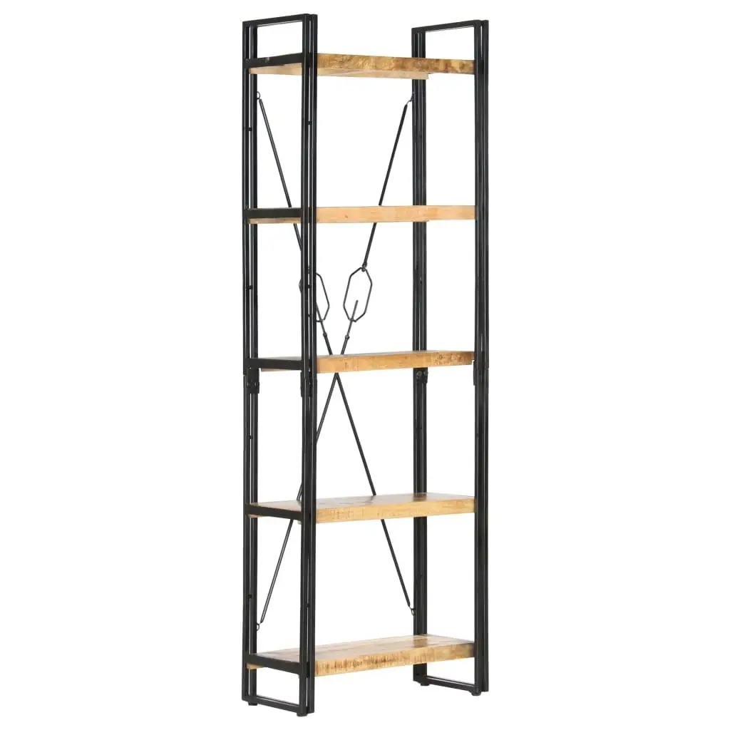 5-Tier Bookcase 60x30x180 cm Solid Mango Wood 286582