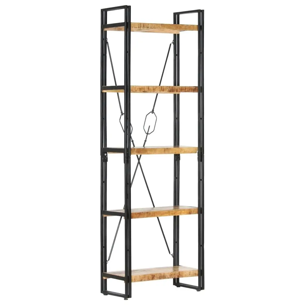 5-Tier Bookcase 60x30x180 cm Solid Mango Wood 286582