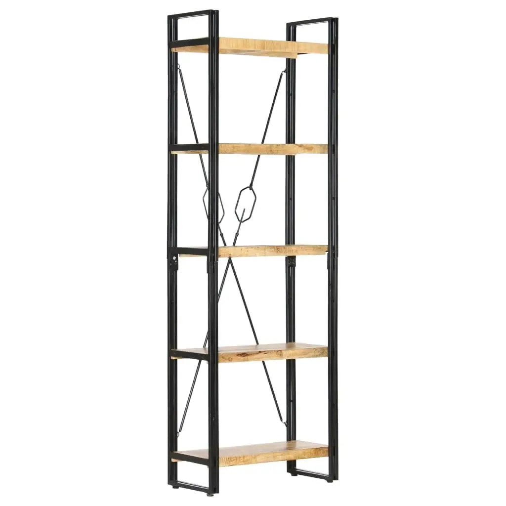 5-Tier Bookcase 60x30x180 cm Solid Mango Wood 286582