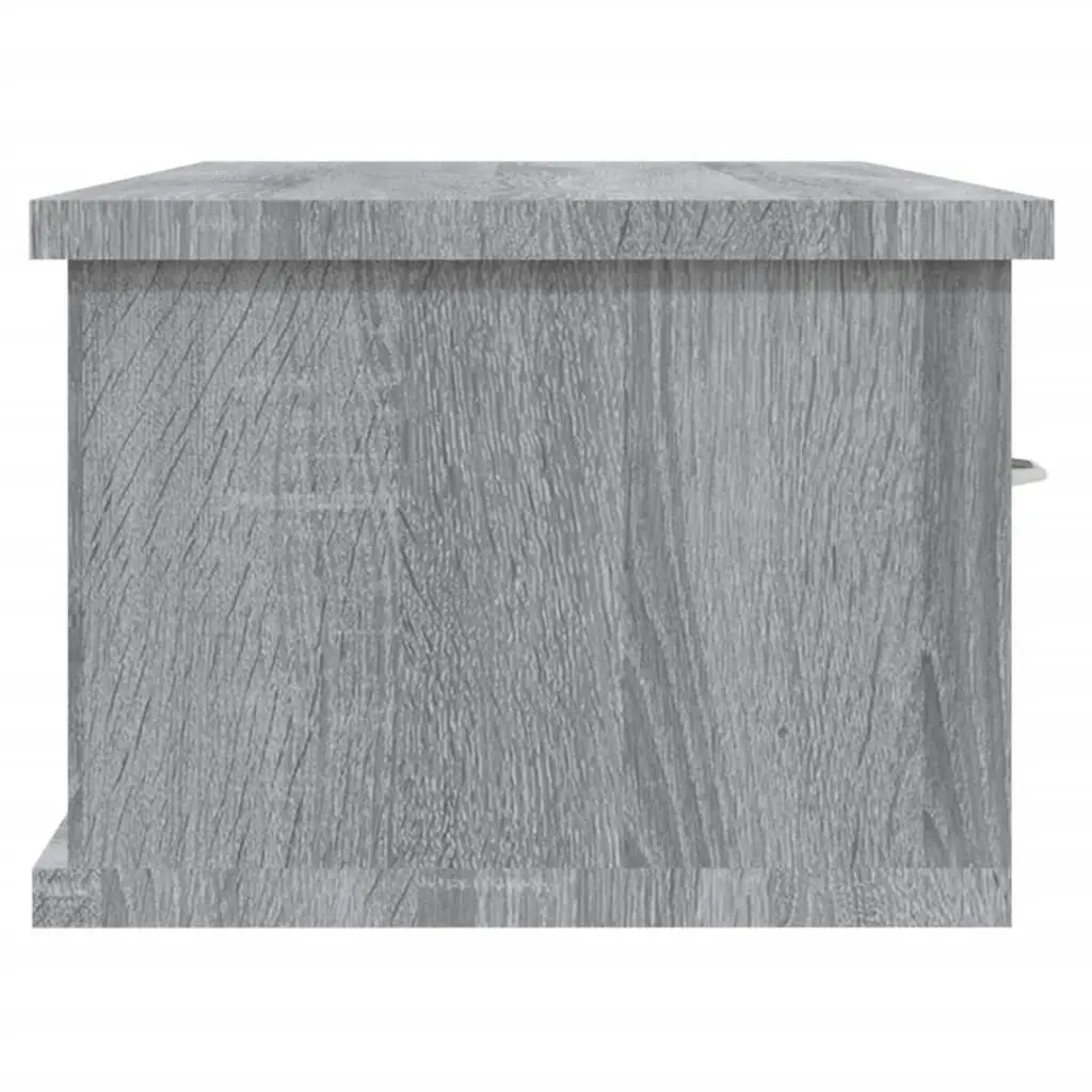 Wall Cabinet Grey Sonoma 88x26x18.5 cm Engineered Wood 815082