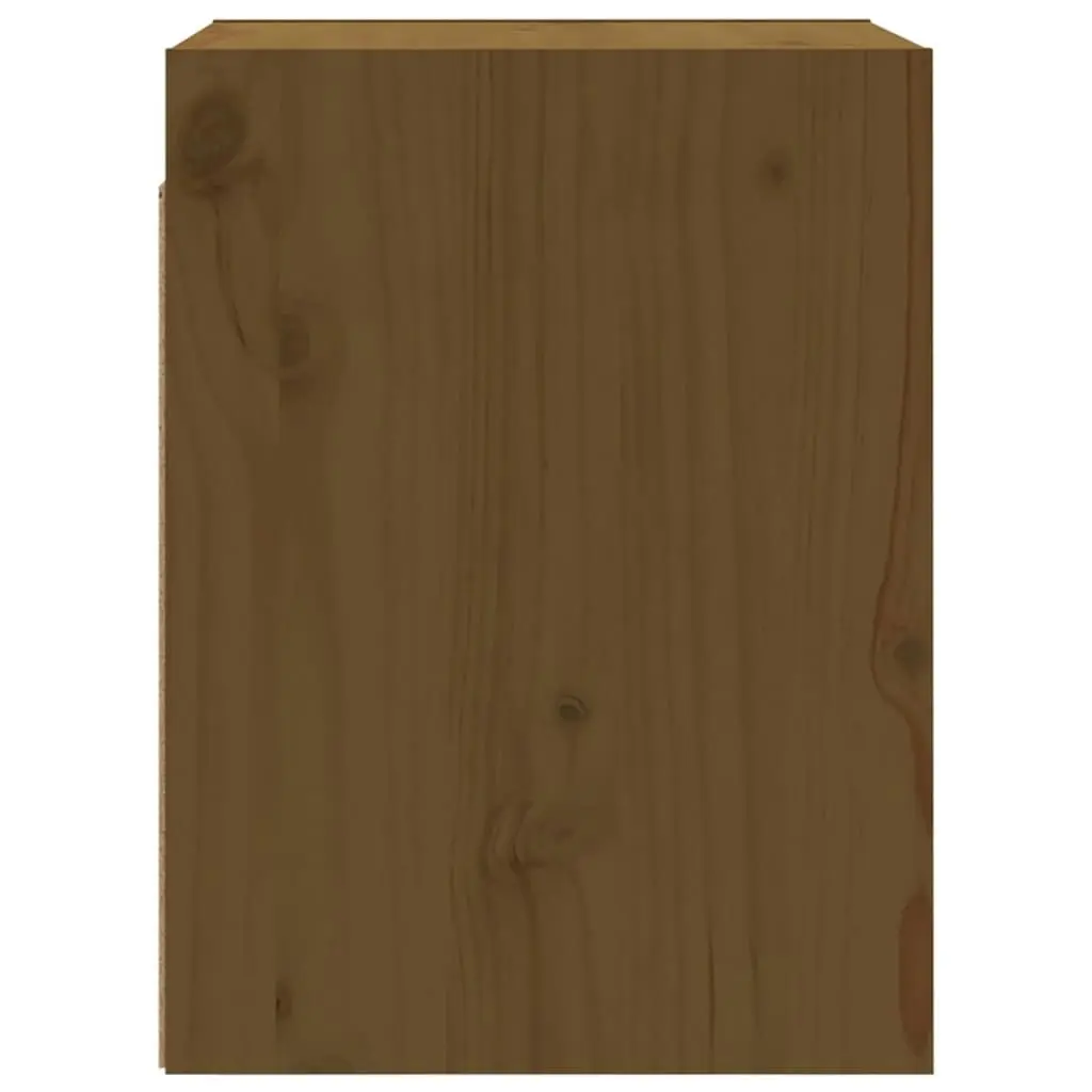 Wall Cabinets 2pcs Honey Brown 30x30x40 cm Solid Wood Pine 813482