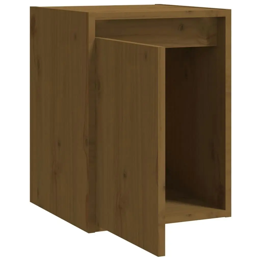 Wall Cabinets 2pcs Honey Brown 30x30x40 cm Solid Wood Pine 813482