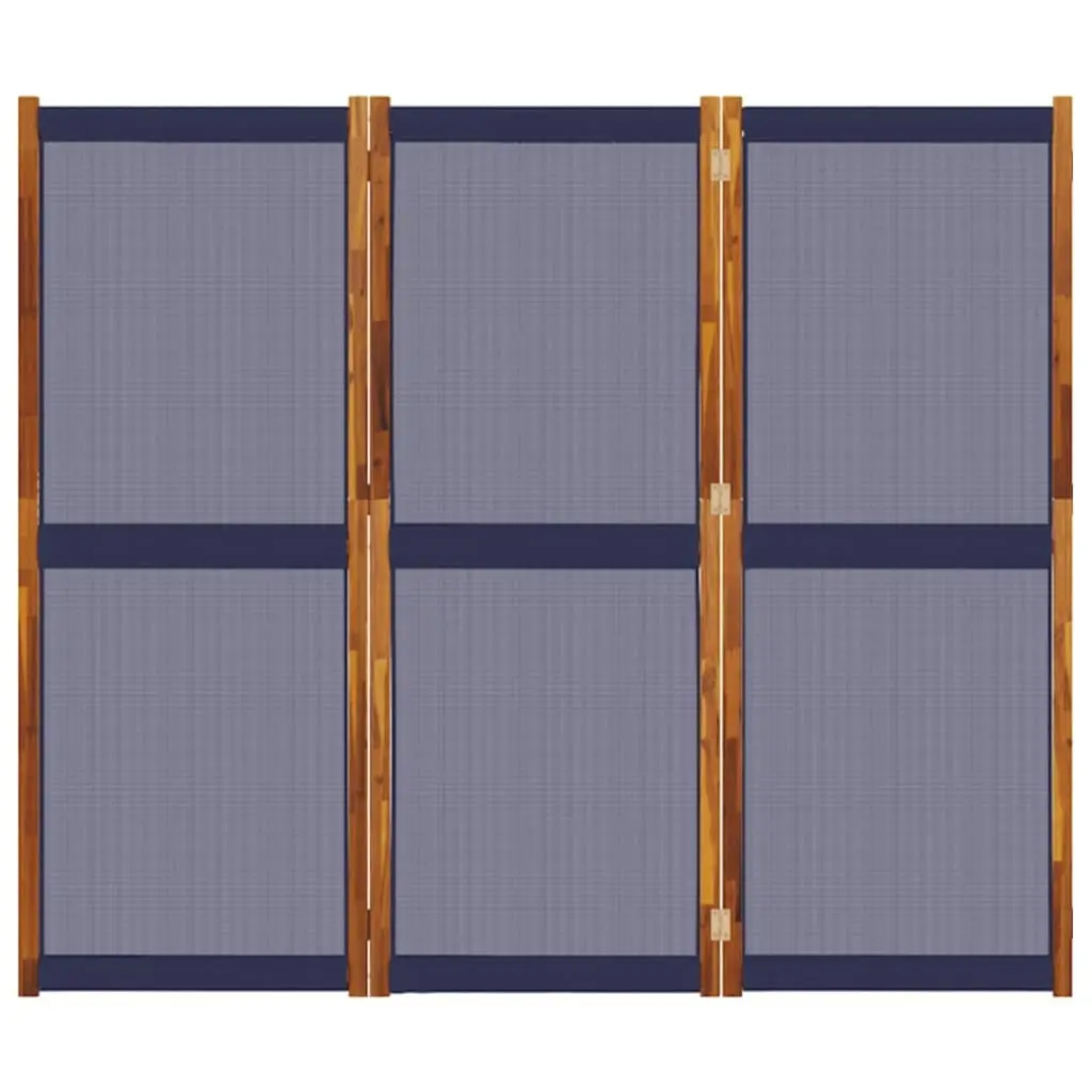 3-Panel Room Divider Dark Blue 210x180 cm 4003359