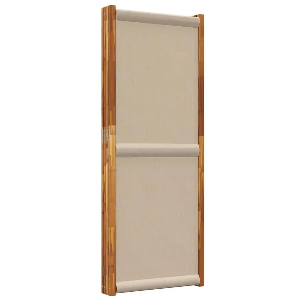 4-Panel Room Divider Taupe 280x180 cm 4003364