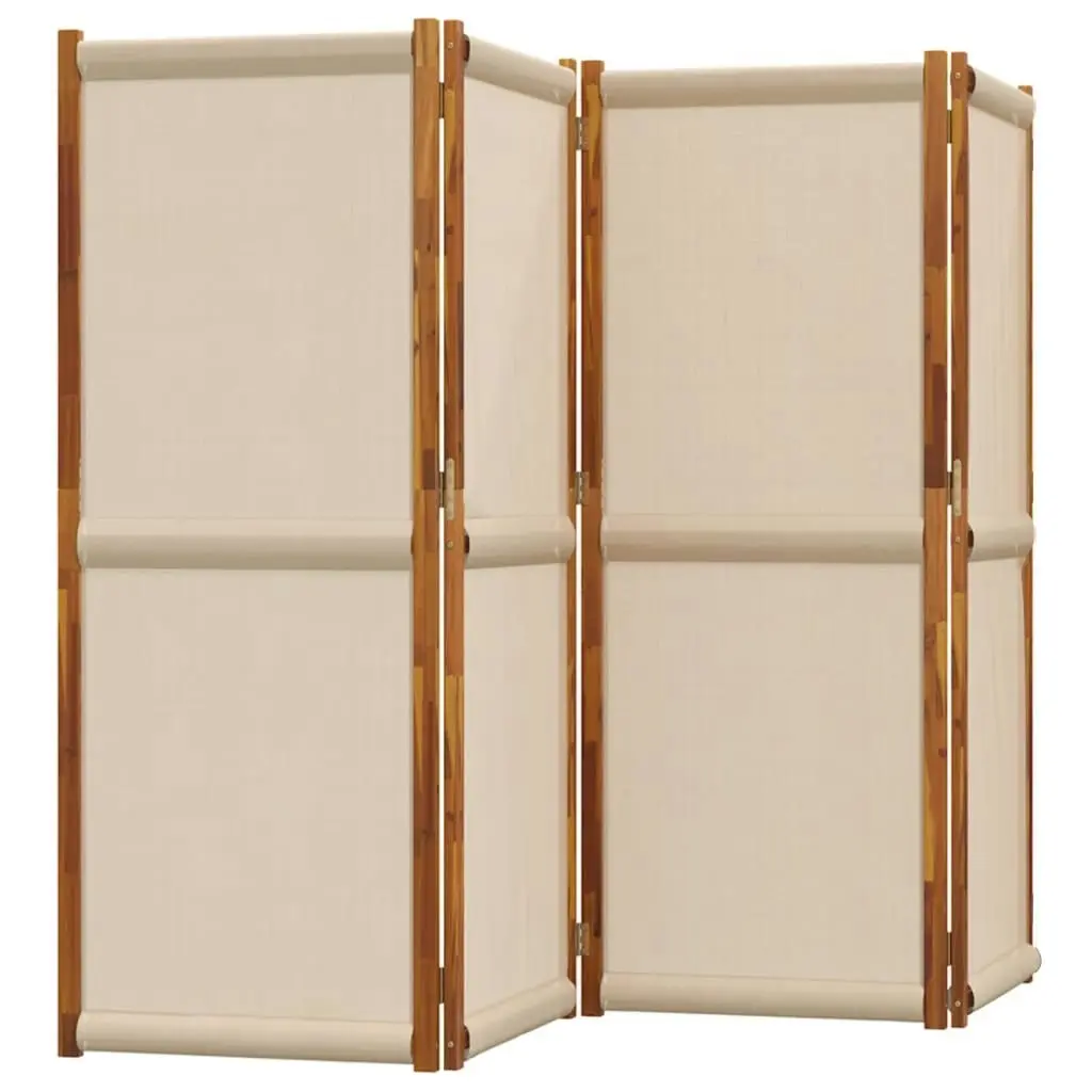 4-Panel Room Divider Taupe 280x180 cm 4003364