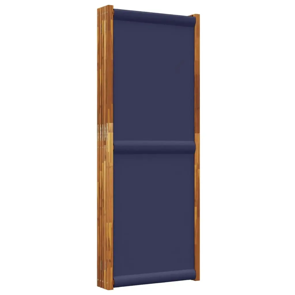 5-Panel Room Divider Dark Blue 350x180 cm 4003361